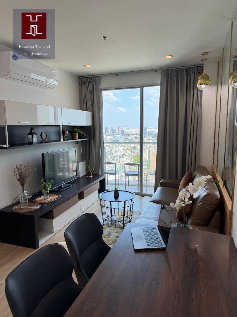 ให้เช่า Sky Walk Residence | ชั้นสูง วิวเมืองเต็มๆ ติด BTS พระโขนง 🚆