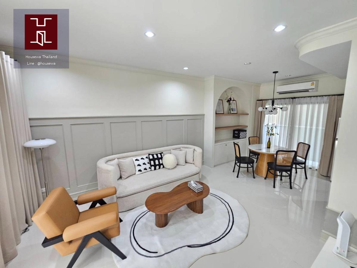  ให้เช่าทาวน์โฮม 3 ชั้น บ้านกลางเมือง พระราม 9 – กรุงเทพกรีฑา