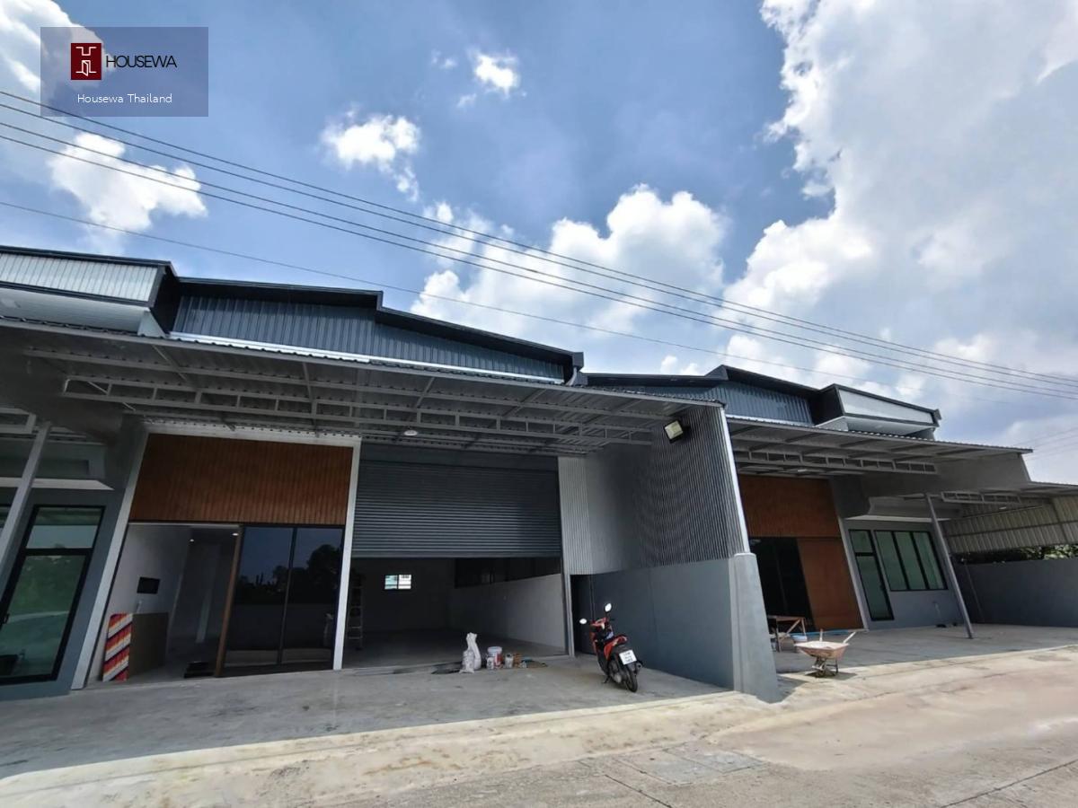 ปล่อยเช่า เดือนละ 55,000 บาท โกดัง All-in-One (ออฟฟิศ+ที่พัก) ลำลูกกาคลอง 4 🏭