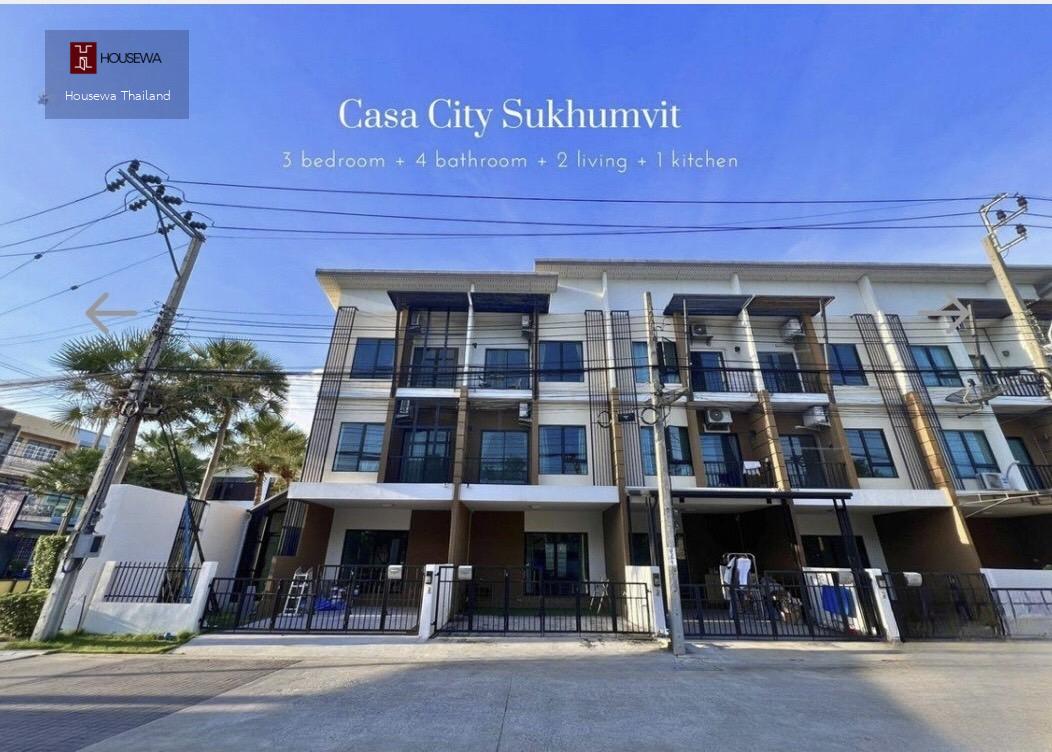 คาซ่า ซิตี้ สุขุมวิท – บ้านต้นโครงการ ใกล้ BTS เดินได้จริง