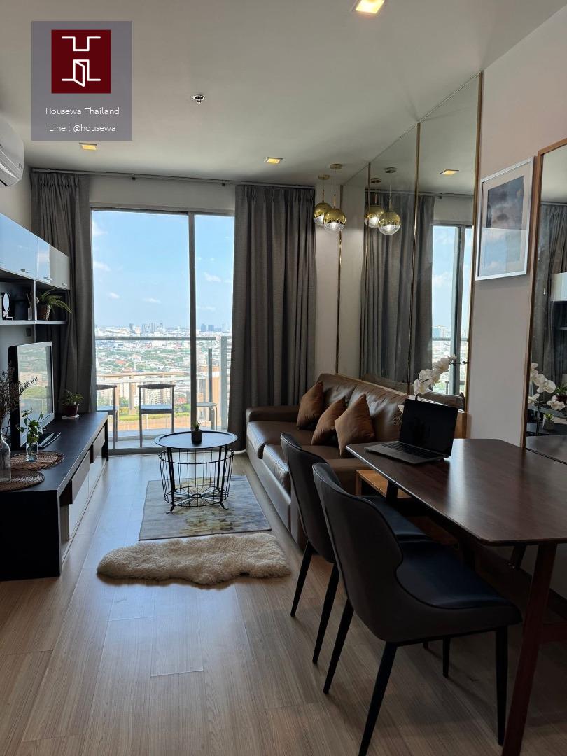 ให้เช่า Sky Walk Residence | ชั้นสูง วิวเมืองเต็มๆ ติด BTS พระโขนง 🚆