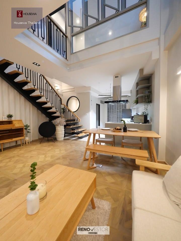 บ้านมินิมอลรีโนเวทใหม่ ใจกลางปรีดี 42 (สุขุมวิท 71)