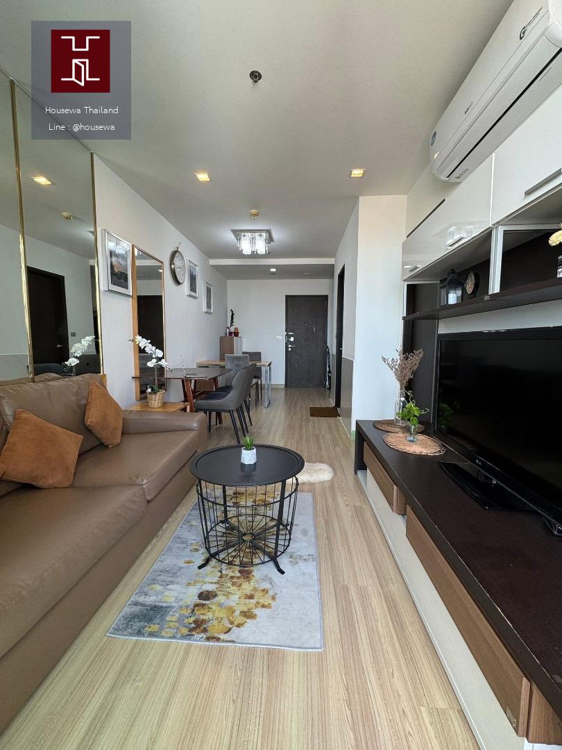 ให้เช่า Sky Walk Residence | ชั้นสูง วิวเมืองเต็มๆ ติด BTS พระโขนง 🚆