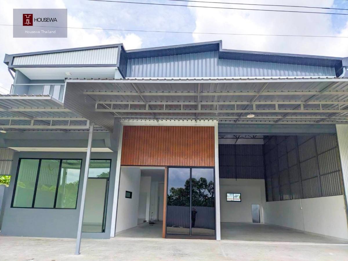 ปล่อยเช่า เดือนละ 55,000 บาท โกดัง All-in-One (ออฟฟิศ+ที่พัก) ลำลูกกาคลอง 4 🏭